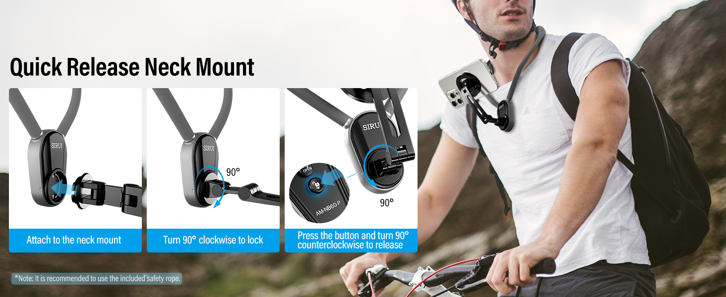 Quick Release Neck Mount