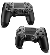 2pcs Wireless Controller for PS-4, Dual Vibration Game Joystick/Motion Sensing/Touchpad/Speaker/3...