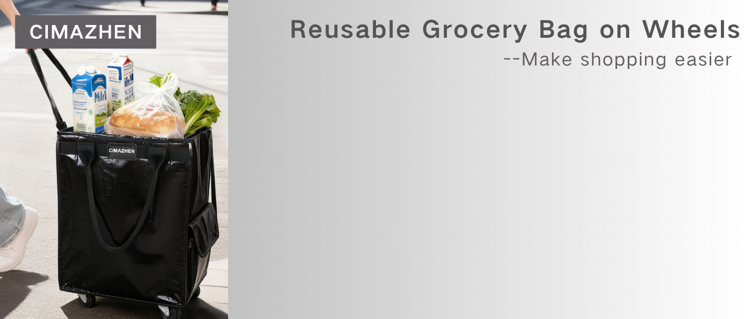 Reusable Grocery Bag on Wheels