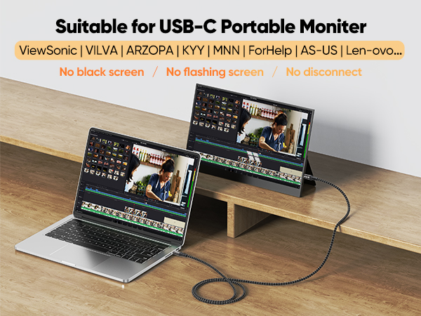 usb c monitor cable