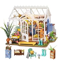Rolife Greenhouse DIY Miniature Dollhouse Kit Creative Gift for Adults