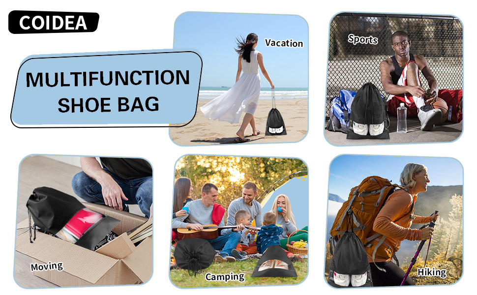 12 Pack Shoe Bags