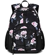 ZORFIN Backpack for School, Travel: Bookbag for Girls Boys - Kids Backpack with Multi Compartment...