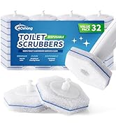 oshang Toilet Brush Refills, Toilet Refill Pads, Disposable Toilet Brush Heads for Toilet and Bat...