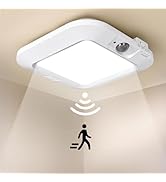 ANOTEK Battery Operated Ceiling Light, Motion Sensor Light Indoor, Motion Activated for Bathroom ...
