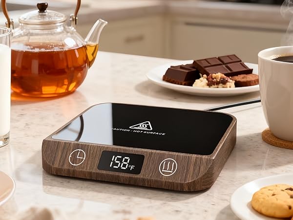 Beverage warmer with timer