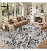 DMOYEST 8x10 Area Rugs for Living Room-Washable Rugs Modern Abstract Soft Large Carpet Non Slip L...