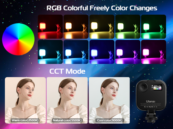 ulanzi vl49 rgb ulanzi vl49 rechargeable mini rgb light ulanzi vl-49 rechargeable mini rgb light
