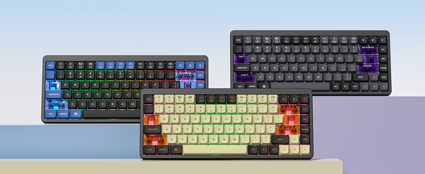 womier low profile keycap,pbt/pc keycaps,clear keycaps,double shot keycaps