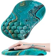 Laokiiy Mouse Pad Wrist Support, Ergonomic Mouse Pad with Wrist Rest, Comfortable Computer Mouse ...