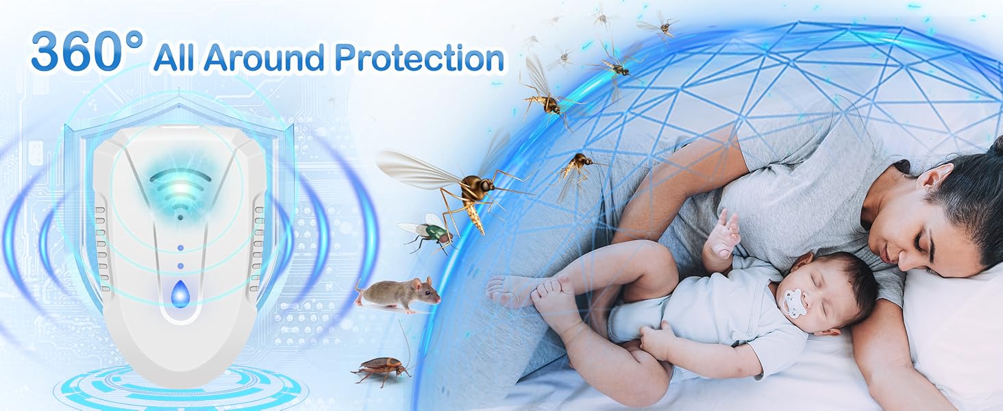 mouse repellent ultrasonic plug-in