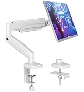MOUNTUP Single Monitor Desk Mount Holds Screen up to 32 inch, Adjustable Gas Spring Monitor Arm, ...