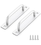 Barn Door Handles 2 Pack Silver Door Handles Sliding Door Handle 5