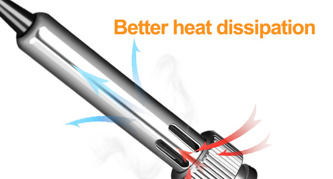 Better heat dissipation