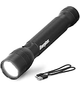 Energizer TacR-1000 Flashlight Rechargeable, Bright Rechargeable Tactical Flashlight for Emergenc...