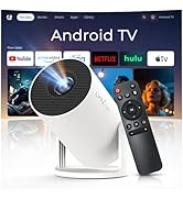 Mini Projector with WiFi and Bluetooth Built-in Android 11, 1080P 4K Support Portable Projector L...