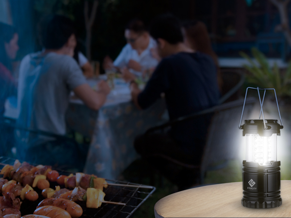 Nighttime Barbecues: Use the lantern to keep the party going.