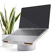 HumanCentric Laptop Stand for Desk – Laptop Riser for Desk in Space Gray Aluminum Compatible with...