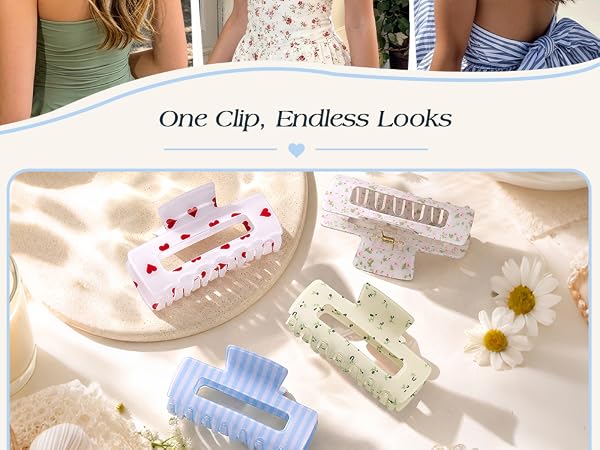 large hair clips for women