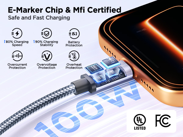E-Marker Chip &amp; Mfi Certified