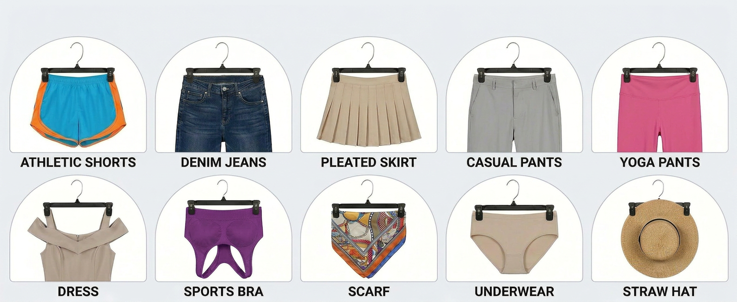 pants hanger with Clips