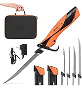 KastKing Speed Demon Pro Lithium-ion Electric Fillet Knife - Cordless Rechargeable Fishing Knife ...