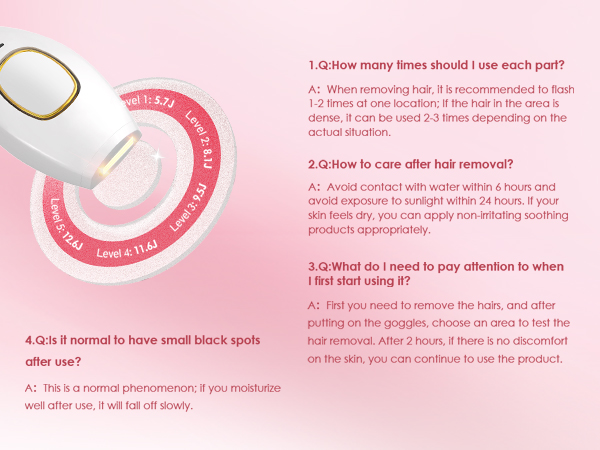 long lasting hair removal device