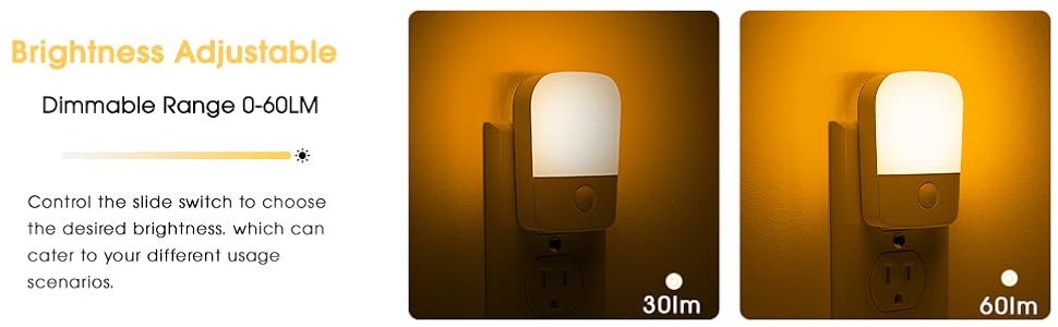 dimmable night light