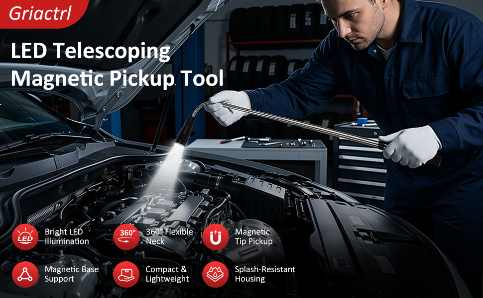 telescoping magnetic pickup tool