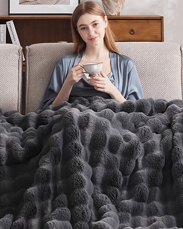 Bubble Heated Blanket