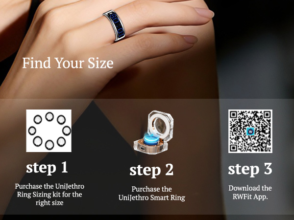 Unijethro Brand New Visual Digital Display SMART RING