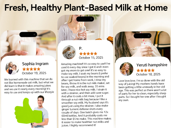 plant-based nut milk maker