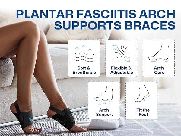 adjustable arch support brace