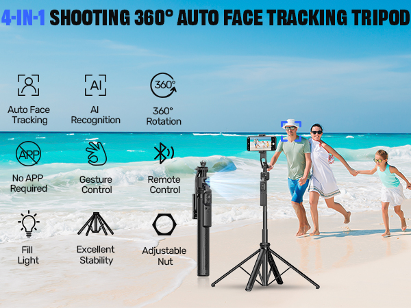 Auto Face Tracking Tripod