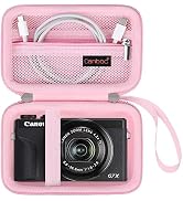 Canboc Camera Case for Canon PowerShot G7 X Mark II/ G7X Mark III Digital 4K Vlogging Camera, Poi...