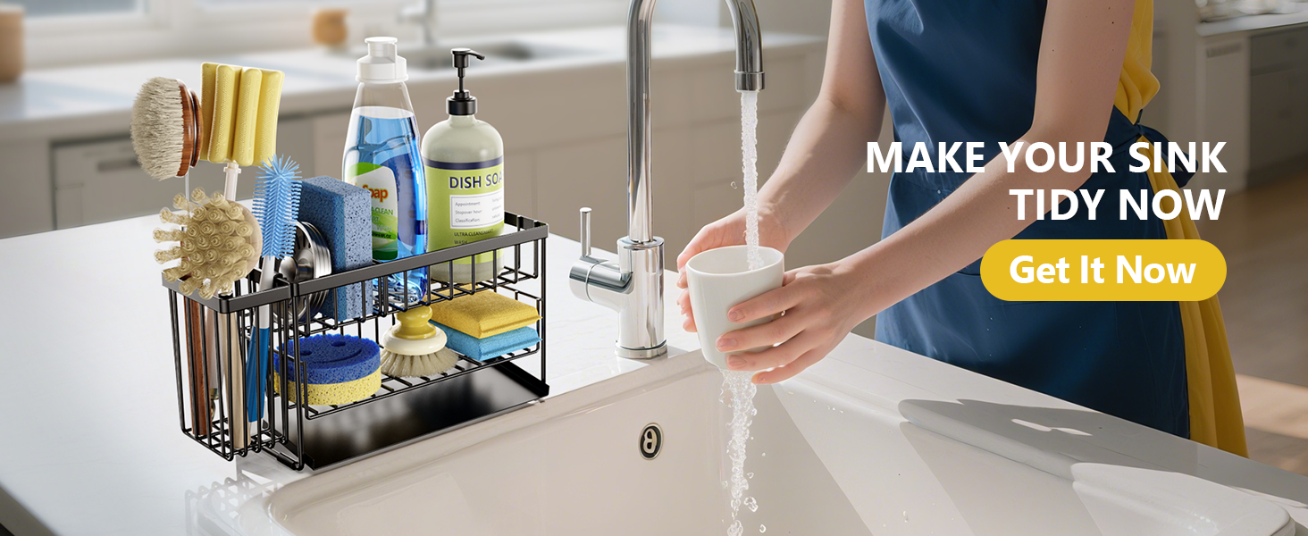 Sink accessories organizer