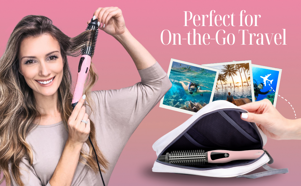 brish cutling titanium curlimg pouch keratin gold straightner battery brushing roll synthetic wigs