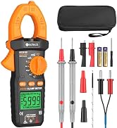Neoteck Clamp Meter 6000 Counts Clamp Multimeter 800A AC/DC Current&amp;Voltage Multimeter with TRMS ...