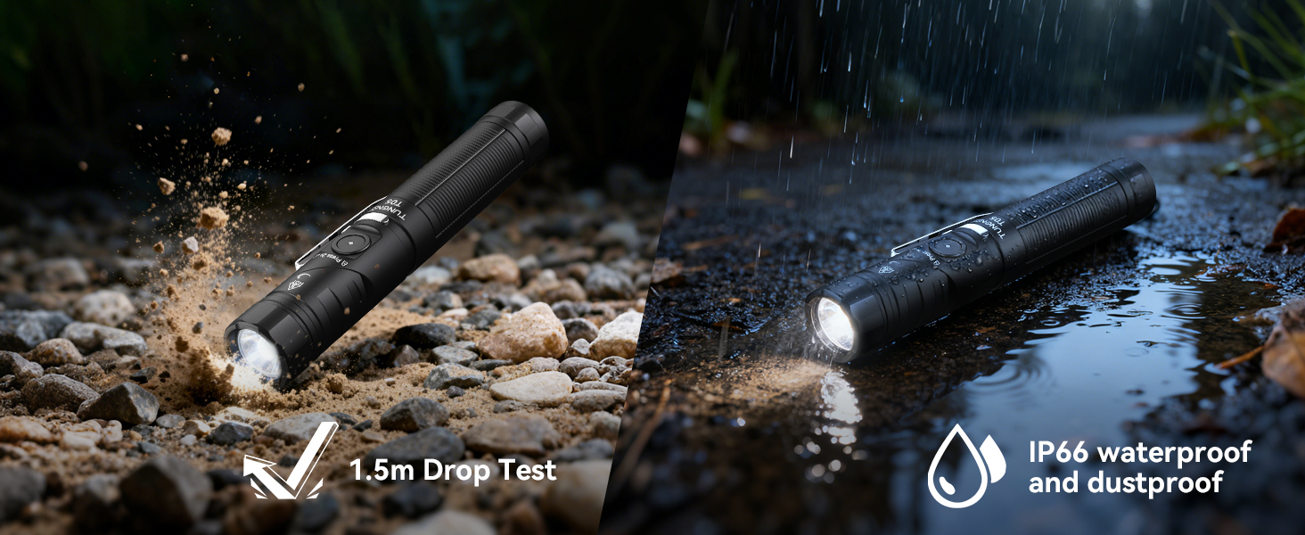 Waterproof flashlight