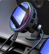 2026 Upgraded TEC &amp; Fan Cooling Magnetic Wireless Car Charger, For Qi2 15W Magsafe Car Mount Char...