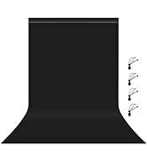 PULUZ 3.3 feet x 6.6 feet Polyester Backdrop Drapes Curtains Panels with Rod Pockets - Background...