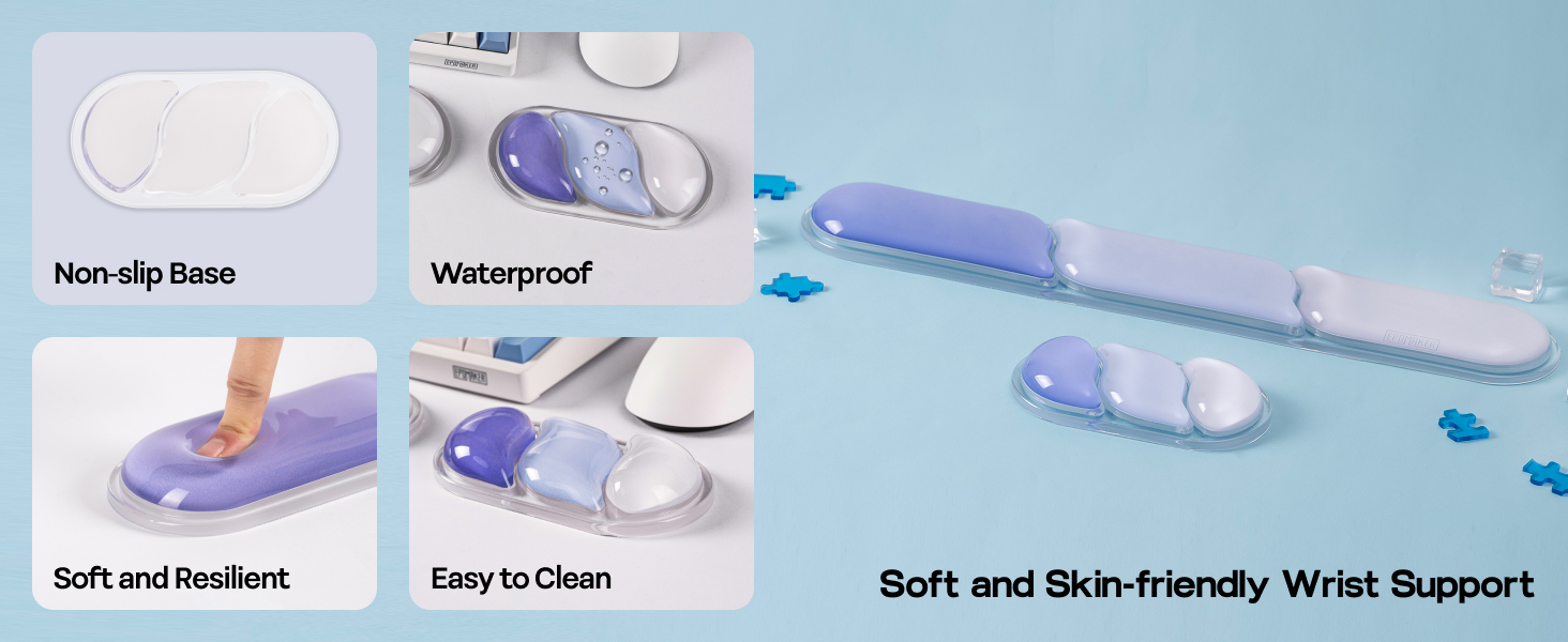 EPOMAKER CloudGel Wrist Rest for Keyboard and Mouse