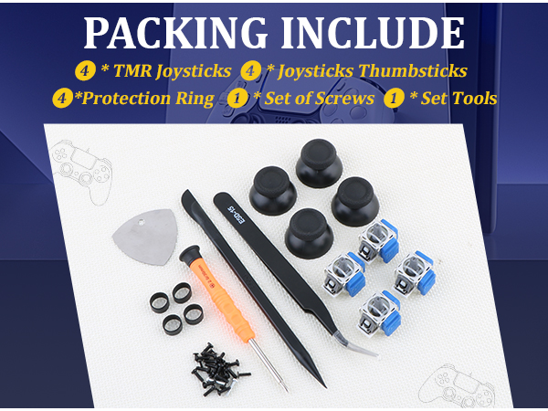 TMR Electromagnetic Joysticks for PS5