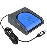 iKKEGOL Upgraded USB Single Foot Pedal Switch Control One Key Footswitch Program Customized Compu...