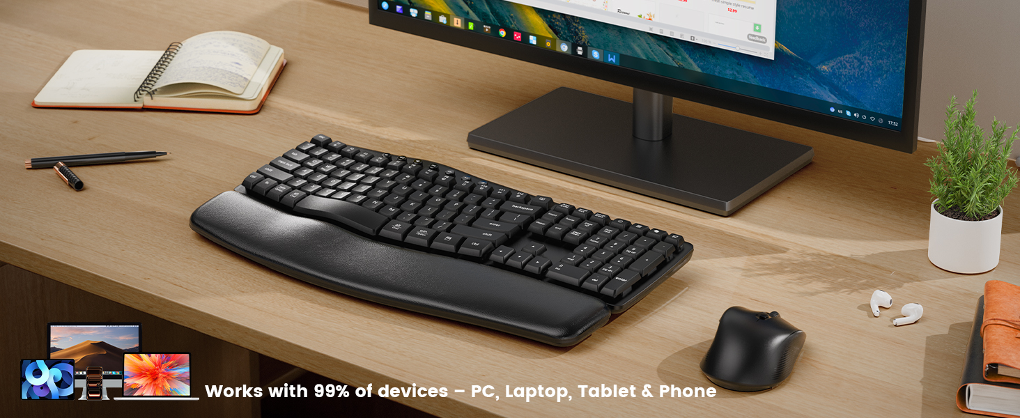ergonomic keyboard &amp;amp; mouse
