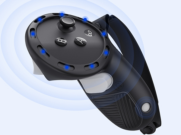 Controller Grips for Meta Quest 3S Oculus Quest 3 Controllers Straps Easy Battery Access Black