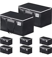 FabSpace Moving Boxes Heavy Duty Moving Bags with Strong Zippers and Handles Collapsible Moving S...
