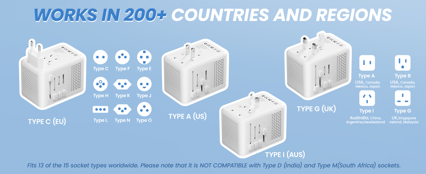 power converter adapter combo