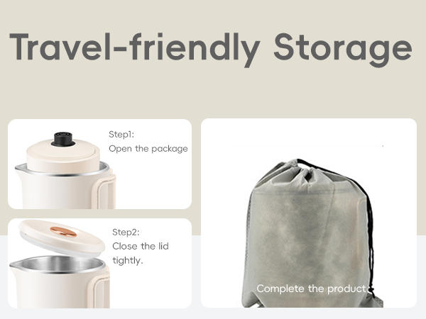 travel friendly storage