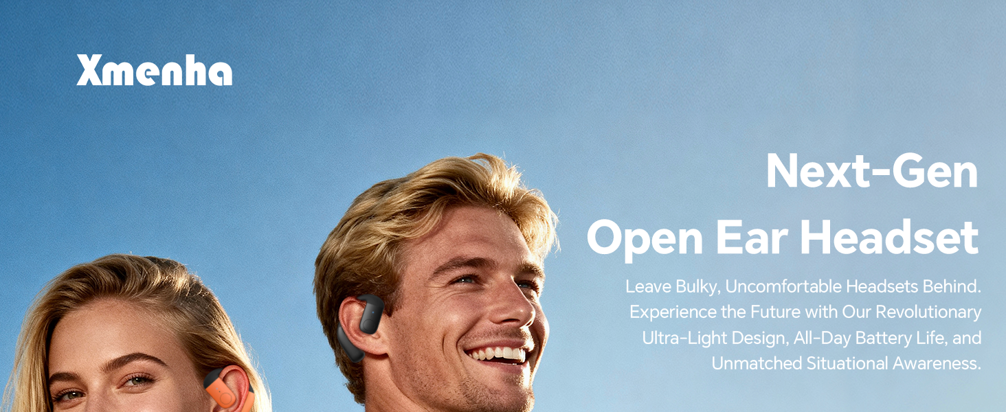 Xmenha Next-Gen Open Ear Headset